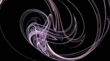 Fantezi kaotik renkli fraktal desen. Soyut Fraktal şekiller. 3D render resimde arka plan veya duvar kağıdı.