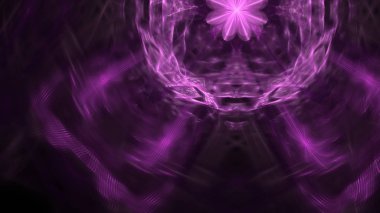 Fantezi kaotik renkli fraktal desen. Soyut Fraktal şekiller. 3D render resimde arka plan veya duvar kağıdı.