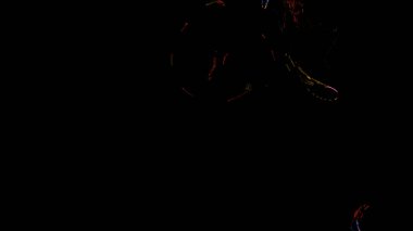 Fantezi kaotik renkli fraktal desen. Soyut Fraktal şekiller. 3D render resimde arka plan veya duvar kağıdı.