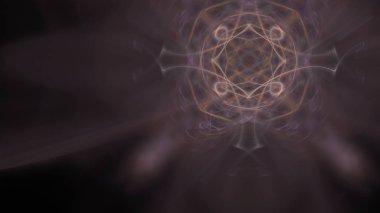 Fantezi kaotik renkli fraktal desen. Soyut Fraktal şekiller. 3D render resimde arka plan veya duvar kağıdı.