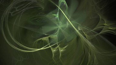 Fantezi kaotik renkli fraktal desen. Soyut Fraktal şekiller. 3D render resimde arka plan veya duvar kağıdı.