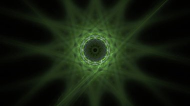 Fantezi kaotik renkli fraktal desen. Soyut Fraktal şekiller. 3D render resimde arka plan veya duvar kağıdı.