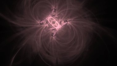 Fantezi kaotik renkli fraktal desen. Soyut Fraktal şekiller. 3D render resimde arka plan veya duvar kağıdı.