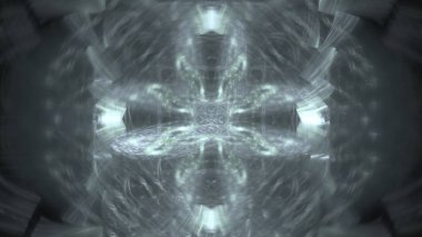 Fantezi kaotik renkli fraktal desen. Soyut Fraktal şekiller. 3D render resimde arka plan veya duvar kağıdı.