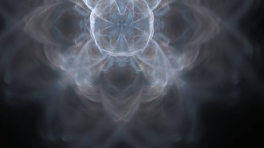 Fantezi kaotik renkli fraktal desen. Soyut Fraktal şekiller. 3D render resimde arka plan veya duvar kağıdı.