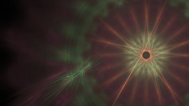 Fantezi kaotik renkli fraktal desen. Soyut Fraktal şekiller. 3D render resimde arka plan veya duvar kağıdı.