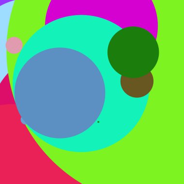 Daire geometrik büyük arka plan çok renkli desen.