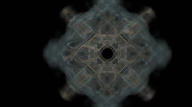 Fantezi kaotik renkli fraktal desen. Soyut Fraktal şekiller. 3D render resimde arka plan veya duvar kağıdı.