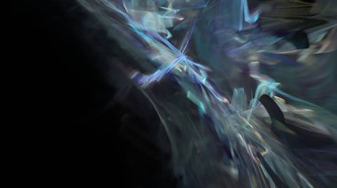 Fantezi kaotik renkli fraktal desen. Soyut Fraktal şekiller. 3D render resimde arka plan veya duvar kağıdı.