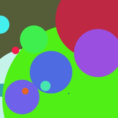 Daire geometrik yeni arka plan çok renkli desen.