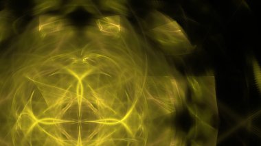 Fantezi kaotik renkli fraktal desen. Soyut Fraktal şekiller. 3D render resimde arka plan veya duvar kağıdı.