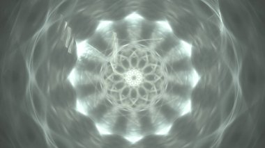 Fantezi kaotik renkli fraktal desen. Soyut Fraktal şekiller. 3D render resimde arka plan veya duvar kağıdı.