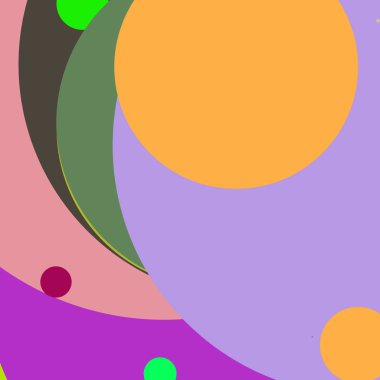 Daire geometrik güzel arka plan çok renkli desen.