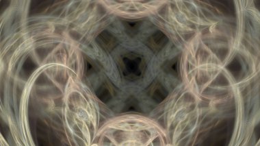 Fantezi kaotik renkli fraktal desen. Soyut Fraktal şekiller. 3D render resimde arka plan veya duvar kağıdı.