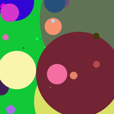 Daire geometrik şaşırtıcı arka plan çok renkli desen.