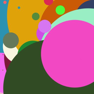 Daire geometrik güzel arka plan çok renkli desen.