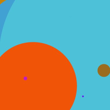 Daire geometrik yeni arka plan çok renkli desen.