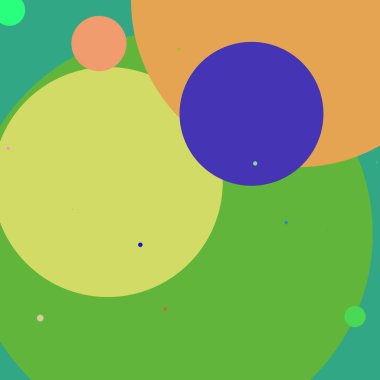 Daire geometrik şaşırtıcı arka plan çok renkli desen.