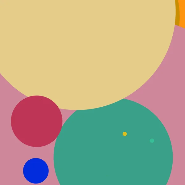 Círculo Geométrico Bonito Abstrato Fundo Multicolorido Padrão — Fotografia de Stock
