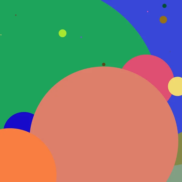 Círculo Geométrico Nuevo Fondo Abstracto Patrón Multicolor —  Fotos de Stock