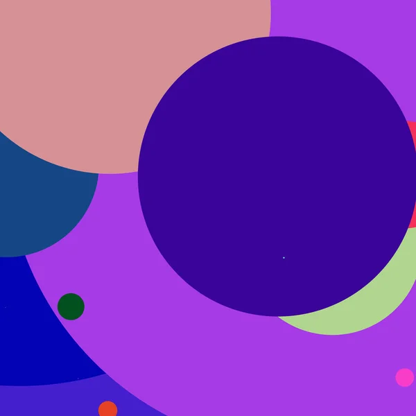 Kreis Geometrisch Schön Abstrakt Hintergrund Bunt Muster — Stockfoto