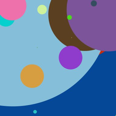 Daire geometrik şaşırtıcı arka plan çok renkli desen.