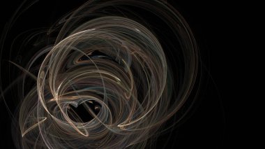 Fantezi kaotik renkli fraktal desen. Soyut Fraktal şekiller. 3D render resimde arka plan veya duvar kağıdı.