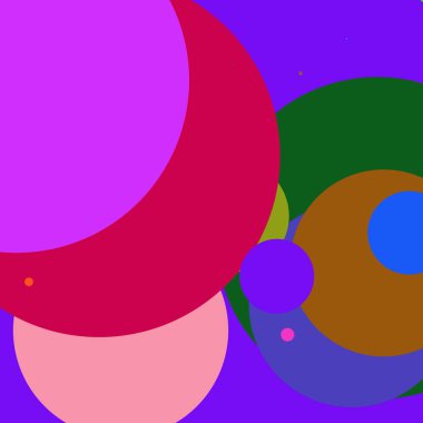 Daire geometrik yeni arka plan çok renkli desen.