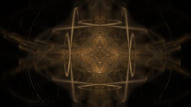 Fantezi kaotik renkli fraktal desen. Soyut Fraktal şekiller. 3D render resimde arka plan veya duvar kağıdı.