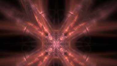 Fantezi kaotik renkli fraktal desen. Soyut Fraktal şekiller. 3D render resimde arka plan veya duvar kağıdı.