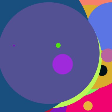 Daire geometrik şaşırtıcı arka plan çok renkli desen.