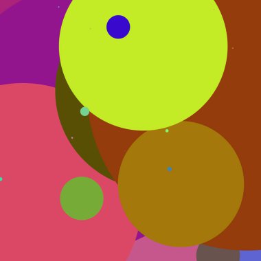 Daire geometrik yeni arka plan çok renkli desen.