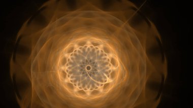 Fantezi kaotik renkli fraktal desen. Soyut Fraktal şekiller. 3D render resimde arka plan veya duvar kağıdı.