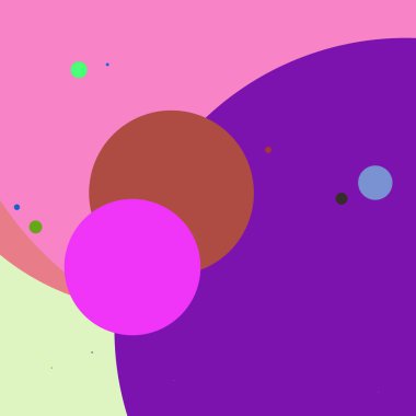 Daire geometrik şaşırtıcı arka plan çok renkli desen.