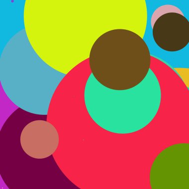 Daire geometrik güzel arka plan çok renkli desen.