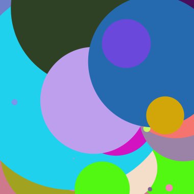 Daire geometrik güzel arka plan çok renkli desen.