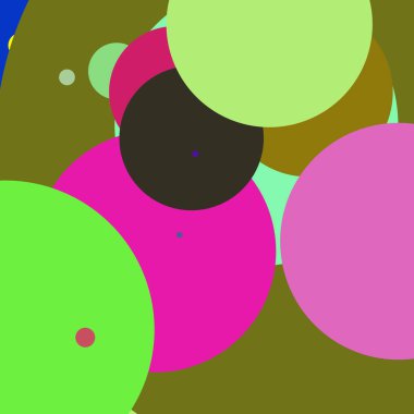 Daire geometrik şaşırtıcı arka plan çok renkli desen.