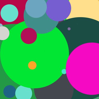 Daire geometrik şaşırtıcı arka plan çok renkli desen.