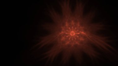 Fantezi kaotik renkli fraktal desen. Soyut Fraktal şekiller. 3D render resimde arka plan veya duvar kağıdı.