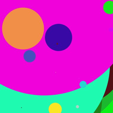 Daire geometrik yeni arka plan çok renkli desen.