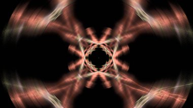 Fantezi kaotik renkli fraktal desen. Soyut Fraktal şekiller. 3D render resimde arka plan veya duvar kağıdı.