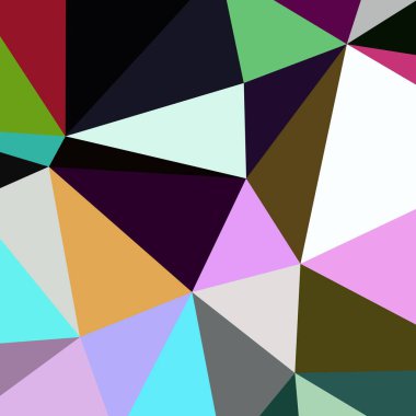 Arka plan çok renkli geometrik poligonal.