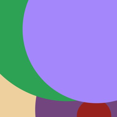 Daire geometrik yeni arka plan çok renkli desen.