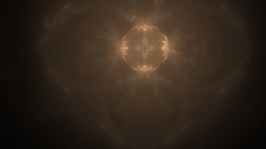 Fantezi kaotik renkli fraktal desen. Soyut Fraktal şekiller. 3D render resimde arka plan veya duvar kağıdı.