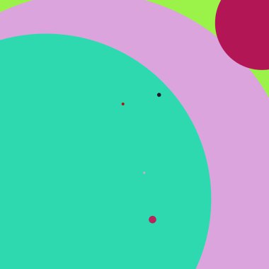 Daire geometrik zarif arka plan çok renkli desen.