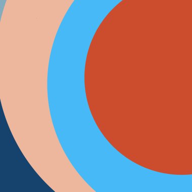 Daire geometrik yeni arka plan çok renkli desen.