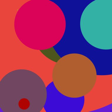 Daire geometrik büyük arka plan çok renkli desen.