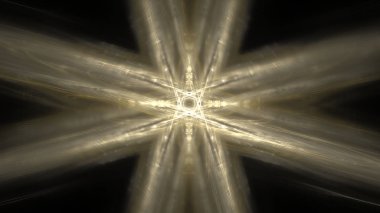 Fantezi kaotik renkli fraktal desen. Soyut Fraktal şekiller. 3D render resimde arka plan veya duvar kağıdı.