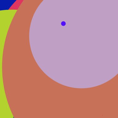 Daire geometrik şaşırtıcı arka plan çok renkli desen.