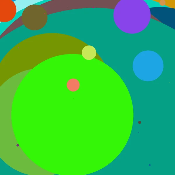Cercle Géométrique Nouveau Fond Abstrait Motif Multicolore — Photo